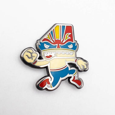 BLOQUE THE LUCHADOR 1″ ENAMEL PIN