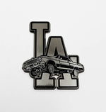 DCA BOOTLEGS METALLIC LOWRIDER LA ENAMEL PIN
