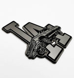 DCA BOOTLEGS METALLIC LOWRIDER LA ENAMEL PIN