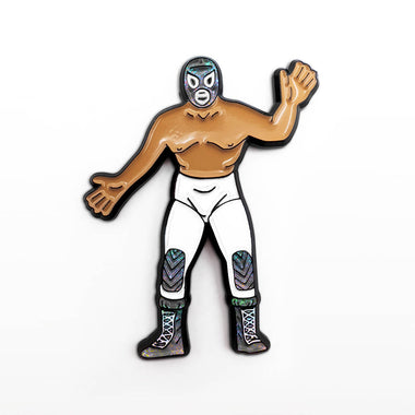 DCA BOOTLEGS CLASSIC LUCHADOR ENAMEL PIN