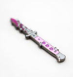 SILVER SPROCKET HEART DAGGER BY JENN WOODALL
