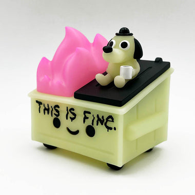 DUMPSTER FIRE – THIS IS FINE VINYL FIGURE GID EDITION