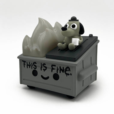 DUMPSTER FIRE – THIS IS FINE VINYL FIGURE NEWSPRINT EDITION
