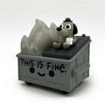 DUMPSTER FIRE – THIS IS FINE VINYL FIGURE NEWSPRINT EDITION