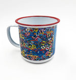 8oz EL LUCHADOR LOTERIA TIN MUG WITH HANDLE