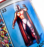 8oz EL LUCHADOR LOTERIA TIN MUG WITH HANDLE