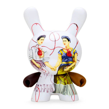 Frida Kahlo Masterpiece Kidrobot Dunny 8" The Two Fridas