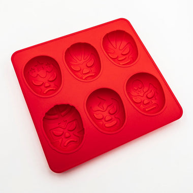 KIKKERLAND LUCHADOR RED ICE TRAY