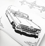 LOWRIDER COLORING BOOK BY OSCAR NILSSON