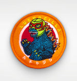 LUCHAZILLA ROUND 3" EMBROIDERED PATCH