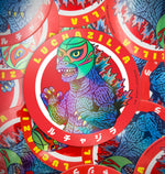 LUCHAZILLA 4" ROUND STICKER 3 PACK