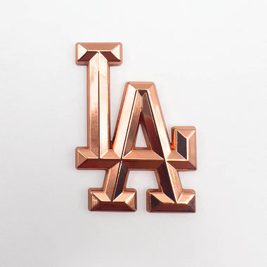 BEVELED 1.5” LA ENAMEL PIN BY DCA BOOTLEGS