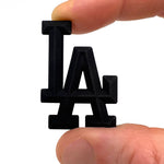 BEVELED 1.5” LA ENAMEL PIN BY DCA BOOTLEGS