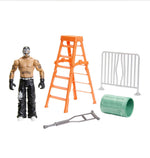 WWE ACTION FIGURE REY MYSTERIO WITH RINGSIDE BATTLE ACCESSORIES