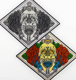 SKULL ROSE & ANCHOR DIAMOND PATCHES
