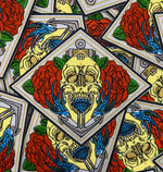 SKULL ROSE & ANCHOR DIAMOND PATCHES