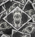 SKULL ROSE & ANCHOR DIAMOND PATCHES