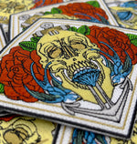 SKULL ROSE & ANCHOR DIAMOND PATCHES