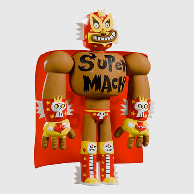 SUPER MACHO LIMITED EDITION FIGURINE BY JORGE R. GUTIERREZ