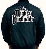 MIGHTY LUCHADOR BLACK LOGO BOMBER JACKET