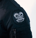 MIGHTY LUCHADOR BLACK LOGO BOMBER JACKET