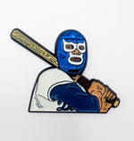 BLUE DEMON VALENZULA DODGERS 1.5" GLOW IN THE DARK ENAMEL PIN