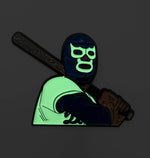 BLUE DEMON VALENZULA DODGERS 1.5" GLOW IN THE DARK ENAMEL PIN