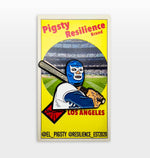 BLUE DEMON VALENZULA DODGERS 1.5" GLOW IN THE DARK ENAMEL PIN