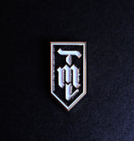 1″ TML GLITTER GID ENAMEL PENNANT