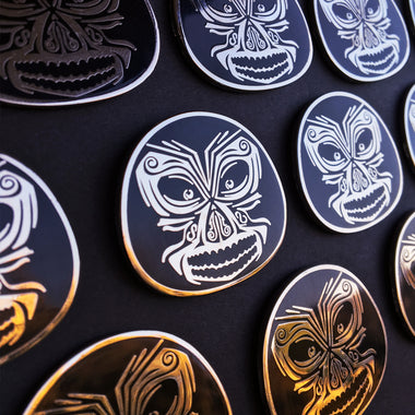 1.5″ SINIESTRO ENAMEL PIN HEAD