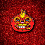 1.5″ SEÑOR FUEGO ENAMEL PIN HEAD