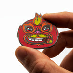 1.5″ SEÑOR FUEGO ENAMEL PIN HEAD
