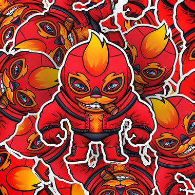 SEÑOR FUEGO JUICY GENT STICKER