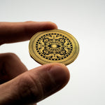 1.5″ GOLD LUCHA EYE PIN