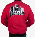 MIGHTY LUCHADOR RED LOGO BOMBER JACKET