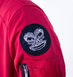 MIGHTY LUCHADOR RED LOGO BOMBER JACKET