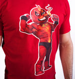 SEÑOR FUEGO SOLID RED UNISEX GRAPHIC TSHIRT