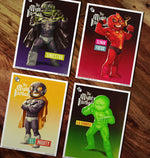 COLLECTIBLE CHARACTER STICKER CARDS