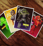 COLLECTIBLE CHARACTER STICKER CARDS