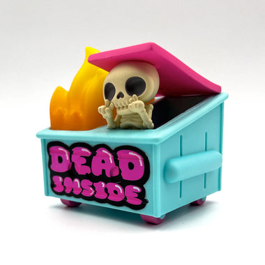 DEAD INSIDE DUMPSTER FIRE VINYL FIGURE