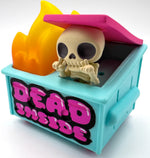 DEAD INSIDE DUMPSTER FIRE VINYL FIGURE