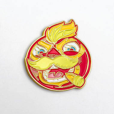 Excited Señor Fuego 1.5" Enamel Pin