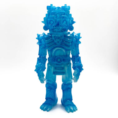 FRANK MYSTERIO 8.5" MICTLAN SOFUBI AQUA BLUE GLOW-IN-THE-DARK