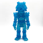 FRANK MYSTERIO 8.5" MICTLAN SOFUBI AQUA BLUE GLOW-IN-THE-DARK
