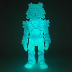 FRANK MYSTERIO 8.5" MICTLAN SOFUBI AQUA BLUE GLOW-IN-THE-DARK