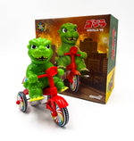 SUPER7 SUPER CYCLES GODZILLA GREEN WITH RED TRIKE