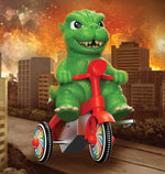 SUPER7 SUPER CYCLES GODZILLA GREEN WITH RED TRIKE