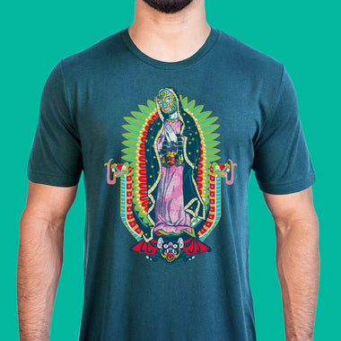 GUADALUCHA HEATHER DEEP TEAL TSHIRT