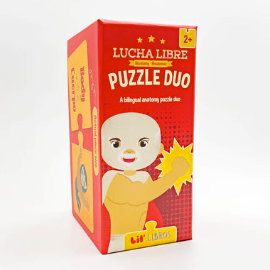LIL' LIBROS LUCHA ANATOMY/ANATOMÍA LIBRE PUZZLE DUO
