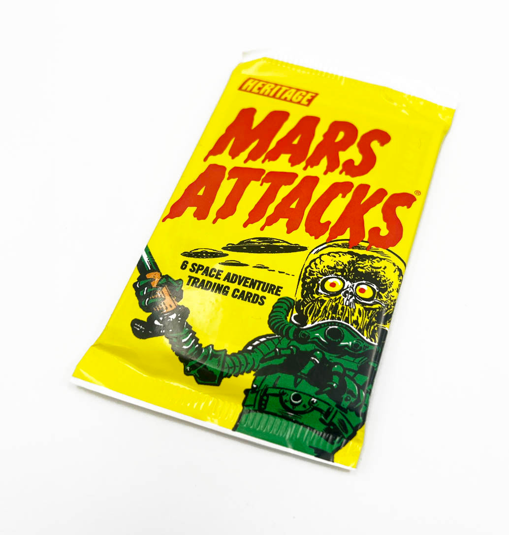 HERITAGE MARS ATTACKS COLLECTIBLE TRADING CARDS SINGLE PACK – The